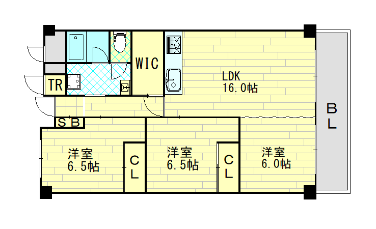 ローレルハイツ北天満1号棟 